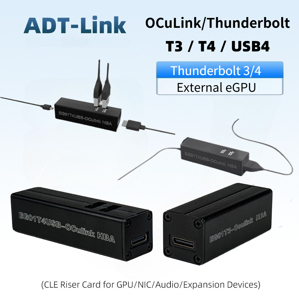 T3 / T4 OCuLink Thunderbolt 4  - Oculink Egpu Dock Graphics Card review and price