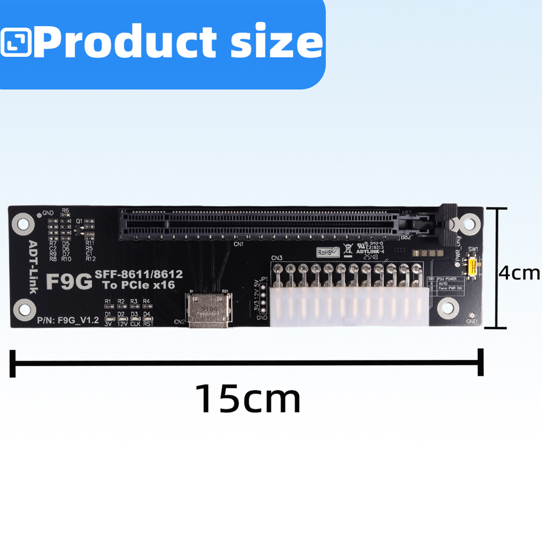 eGPU Dock PCIe 5.0 x4 128Gbps  - Oculink Egpu Dock Graphics Card review and price